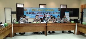 Anev Bulanan Polres Melawi Lakukan Mafing dan Upaya Antisipasi Karhutla