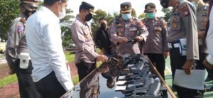 Cegah Terjadinya Penyalahgunaan Senjata Api. Kapolres Melawi Cek Sapras