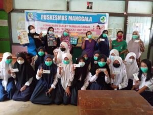 Puskesmas Manggala Bagikan Tablet Tambah Darah di Beberapa Sekolah