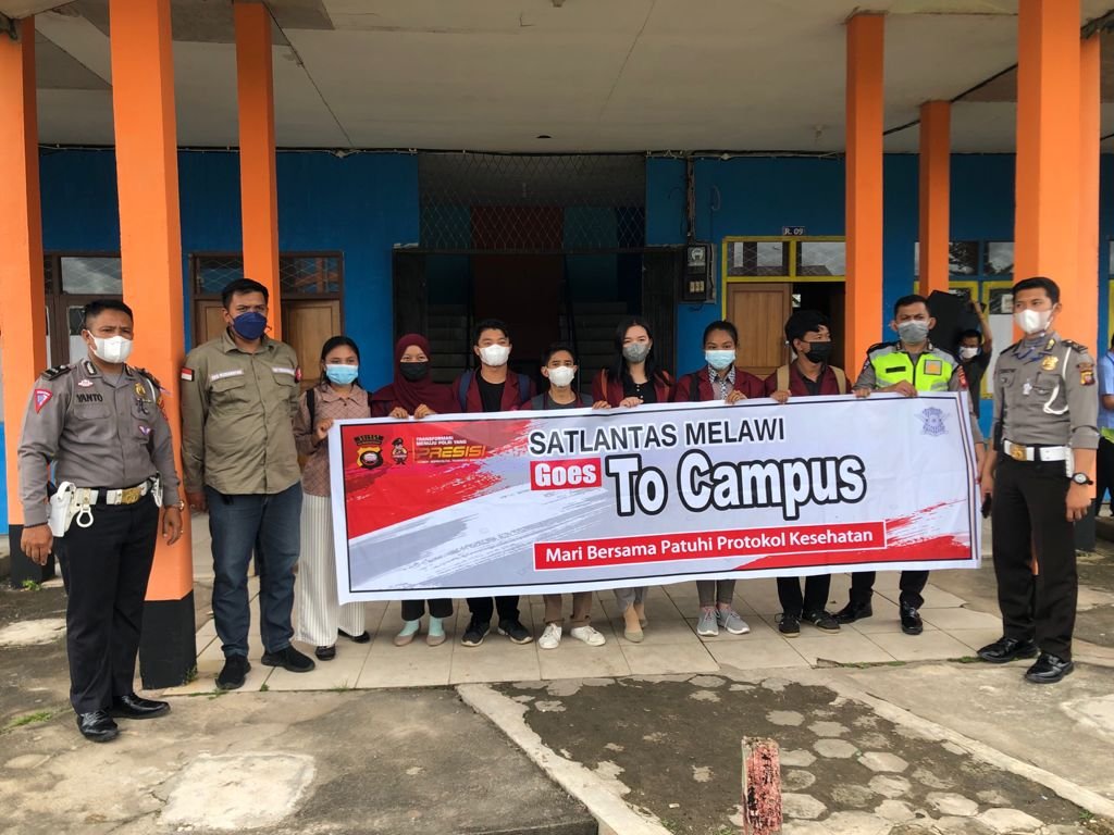 Satlantas Melawi Goes to Campus