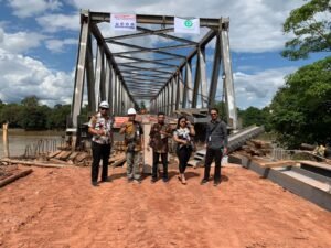 TP3D Melawi Kunjungi Jembatan Melawi II