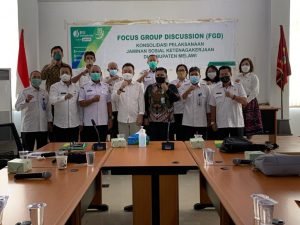 BPJS Ketenagakerjaan Sintang Adakan FGD Bersama Pemda Melawi