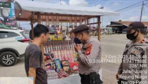 Satgas Ops Pekat Polres Melawi dan Polsek Nanga Pinoh Gelar Penertiban Petasan Demi Menjamin Keamanan dan Keselamatan Masyarakat