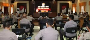 Pimpin Anev Kinerja, Kapolres Melawi Instruksikan Jajarannya Pacu Capaian Vaksinasi Covid-19