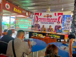 Press Release Polres Melawi, Operasi Pekat Dalam Rangka Pengamanan Hari Raya Idul Fitri Tahun 2022