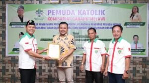 Bupati Hadiri Pelantikan Komac Mapenta Pemuda Katolik Kabupaten Melawi