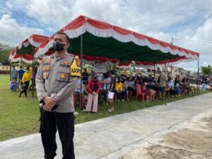 Sambut Hari Bhayangkara Ke-76 Polres Melawi Gelar Bakti Kesehatan Bekerjasama dengan Dinkes dan Pukesmas