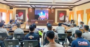 Siaga OnCall Polres Melawi Ikuti Latihan Fungsi Teknis Samapta