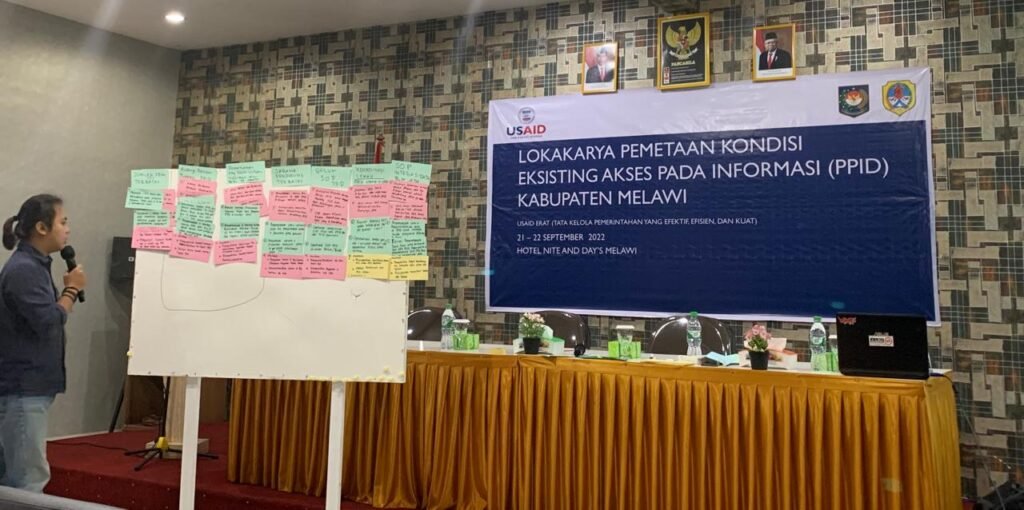 DPC IMO Melawi Berikan Apresiasi pada USAID ERAT atas Dukungan Teknis pada PPID Melawi