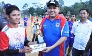 Bupati Melawi Tutup Turnamen Pinsel Cup 2022