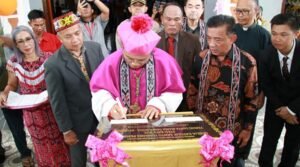Wabup Kluisen Hadiri Peresmian Gereja Santo Yohanes Pembaptis Stasi Batu Buil