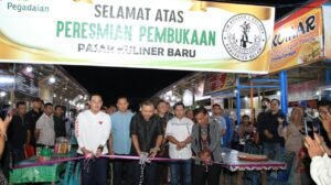 Pasar Kuliner Baru di Nanga Pinoh Diresmikan
