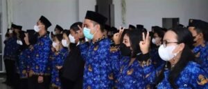 Bupati Melawi Pimpin Pengambilan Sumpah Janji 166 PNS