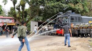 Simulasi Pengamanan Unjuk Rasa di DPMD, Polres Melawi Pastikan Kesiapan Pengamanan Rangkaian Pilkades