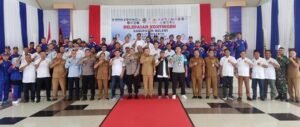 Yel-Yel salam Olahraga Mengema Saat Pelepasan Kontingen Porprov Kalbar Kabupaten Melawi