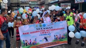 SLB Bhakti Luhur Peringati HDI Pawai Bersama Anak-anak Penyandang Disabilitas