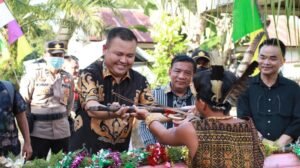 Safari Natal Pemkab Melawi tahun 2022 di Desa Bina Jaya