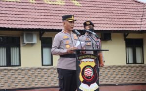 Pimpin Upacara HUT Satpam ke-42, Berikut Amanat Kapolres Melawi