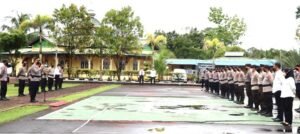 Apel Jam Pimpinan, Wakapolres Melawi : Hindari Pelanggaran dan Tingkatkan Kualitas Pengabdian