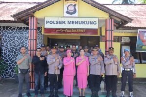 Kunker Kapolres Melawi Ke Polsek Menukung dan Polsek Ella Hilir