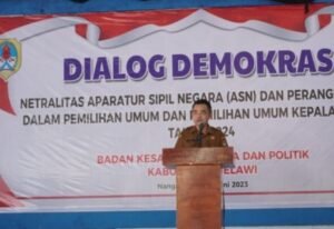 Sekda Buka Dialog Demokrasi Netralitas ASN dan Perangkat Desa dalam Pemilu dan Pilkada Tahun 2024