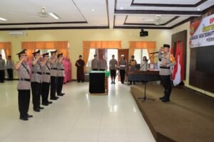  Pimpin Sertijab, Ini Pesan Kapolres Melawi