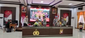 Kapolres Melawi Pimpin Langsung Press Release Akhir Tahun 2023