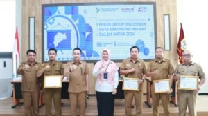 Sekda Paulus, Buka Pembinaan Statistik Sektoral dan FGD Publikasi Kabupaten Melawi Dalam Angka Tahun 2024