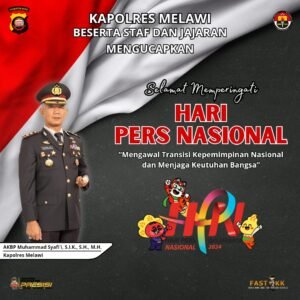 Ini Pesan Kapolres dan Kasat Reskrim Polres Melawi Pada Hari Pers Nasional 2024