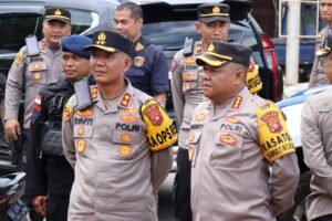 Kapolres Melawi Dampingi Katim Pamatwil Ops Mantap Brata, Pantau Langsung Pengamanan TPS