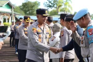 Halal Bihalal Kapolres Bersama Seluruh Personil Polres Melawi