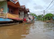 Hujan Deras Sebabkan Banjir di Menukung, Polsek Lakukan Monitoring dan Siaga Evakuasi