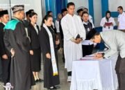 KPU Kabupaten Melawi Lantik Panitia Pemilihan Kecamatan (PPK) untuk Pemilu 2024