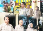 Muhammad Mathori Sampaikan Pesan Semangat dalam Apel Pagi Kantor Pertanahan Melawi
