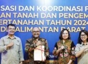 Kepala Kantor Pertanahan Melawi Hadiri Sosialisasi Pengembangan Pertanahan di Pontianak