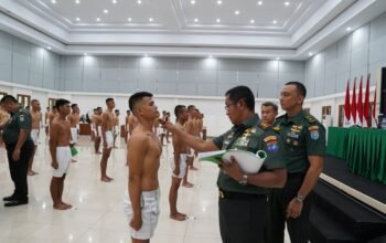 Pangdam XII/Tpr Pimpin Sidang Parade Caba PK TNI AD