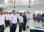 KPU Kabupaten Melawi Lantik Panitia Pemungutan Suara untuk Pemilu 2024