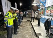 Cegah Gangguan Kamtibmas, Polres Melawi Gelar Patroli Skala Besar