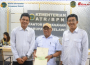 61 Sertipikat Tanah Elektronik Diserahkan di Melawi, Dukung Kesejahteraan Masyarakat Melalui Reforma Agraria
