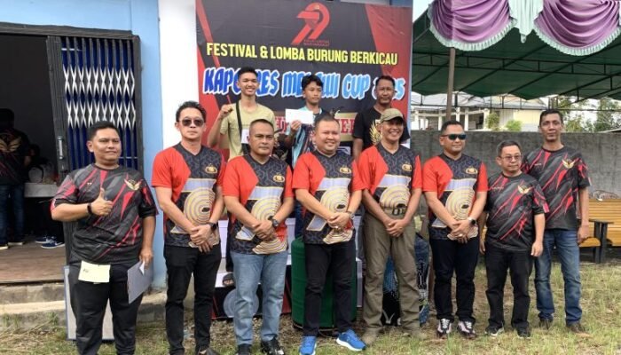 Kapolres Melawi Cup 2025, Kicau Mania Guncang Lapangan Gelora Juang