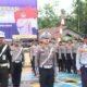 Sasaran Jelas, Sanksi Tegas!. Kapolres Melawi Pimpin Apel Gelar Pasukan Operasi Patuh Kapuas 2025