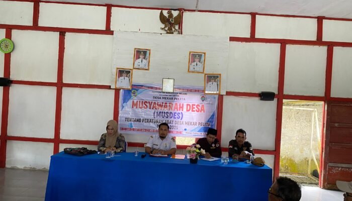 Desa Mekar Pelita Tetapkan Peraturan Adat, Kuatkan Budaya dan Hukum Lokal