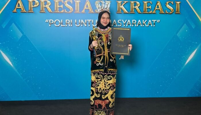 Ismayanti Asal Melawi Raih Juara III Nasional Lomba TikTok Awarding Day Kapolri