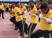 Satlantas Juara Lomba Tarik Tambang HUT RI ke-80 Polres Melawi