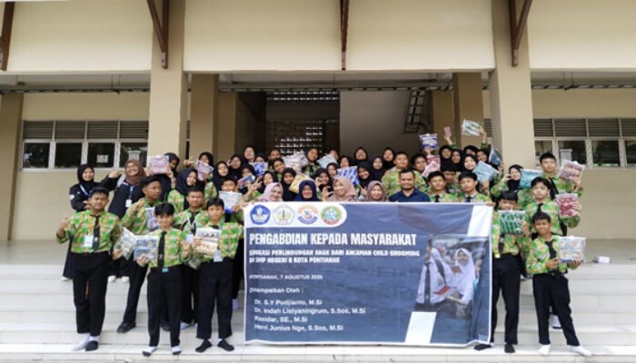 Cegah Kekerasan Seksual di Kalangan Pelajar, Tim PKM 12 FISIP Untan Edukasi Bahaya Child Grooming di SMPN 8 Pontianak
