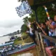 Pembukaan Open Turnamen Sampan Bidar Meriahkan HUT ke-80 RI di Sintang