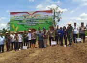 Kapolres Melawi Turun ke Lahan, Tanam Jagung Serentak Dukung Program Nasional Polri