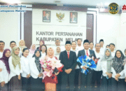BPN Melawi Ikuti Pelantikan Jabatan Struktural dan Fungsional ATR/BPN Secara Daring