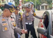 Operasi Zebra Dimulai dari Internal, Wakapolres Melawi Sidak Kendaraan Personel