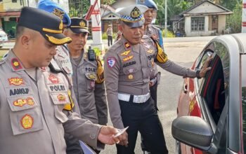 Operasi Zebra Dimulai dari Internal, Wakapolres Melawi Sidak Kendaraan Personel